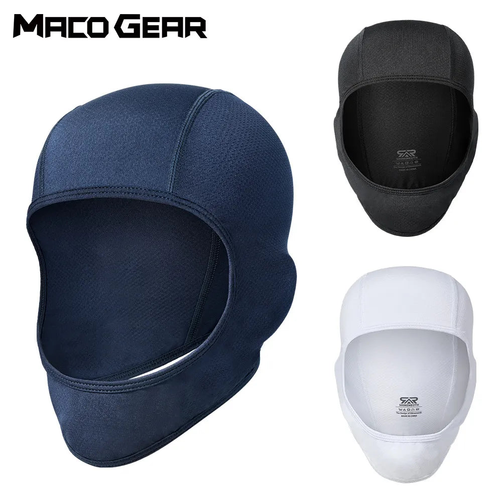 Summer Balaclava Cycling Caps Sport Bicycle Hiking Running Bike Helmet Liner Quick Drying Full Face Mask Headwear Hats Men Women-WAYBIKER
