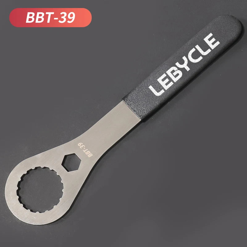 Lebycle MTB Road Bike Stainless steel Bottom Bracket Wrench Bicycle Bottom diameter 39/40.5/44/46/50MM BB Removal Tool Wrench-WAYBIKER