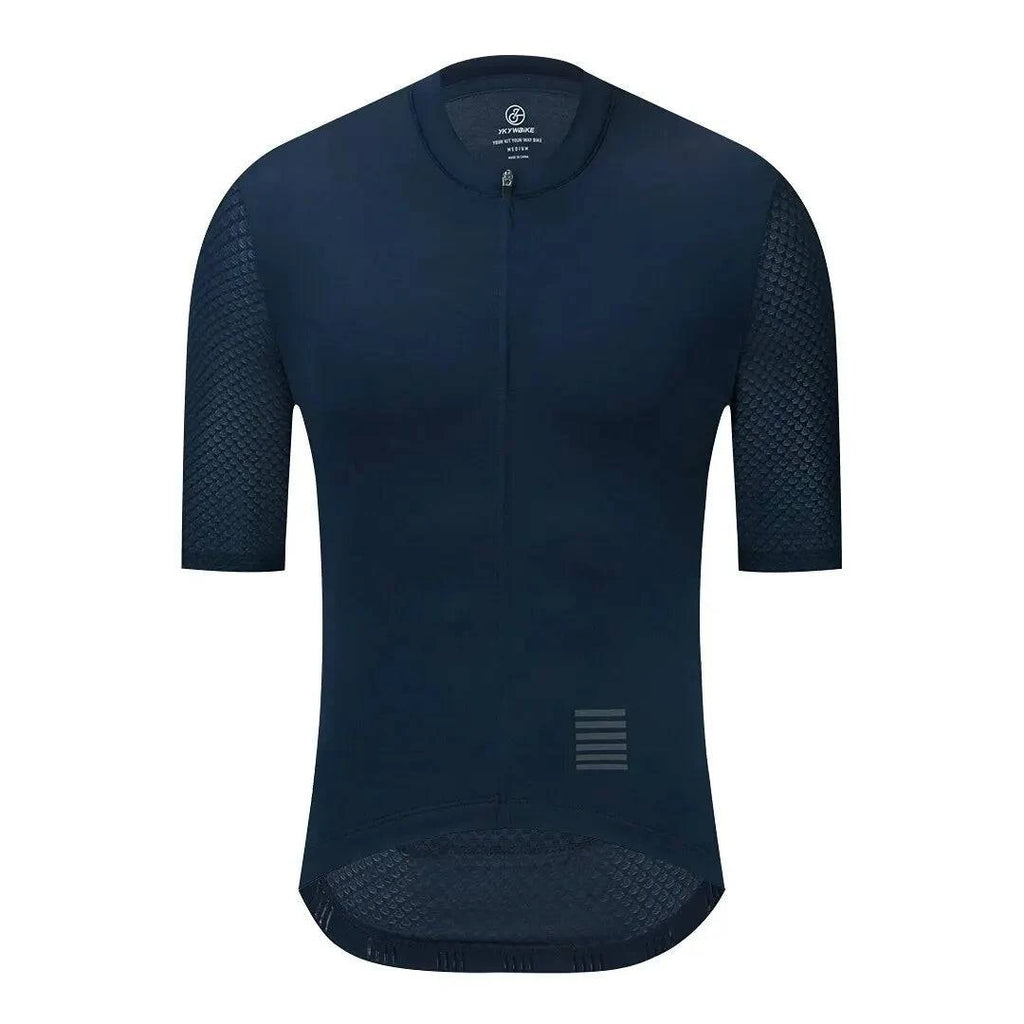 Men Cycling Jersey Short Sleeve Reflective Summer MTB Maillot Shirt Downhill Jersey Pro Team Mountain Bicycle Clothing-WAYBIKER