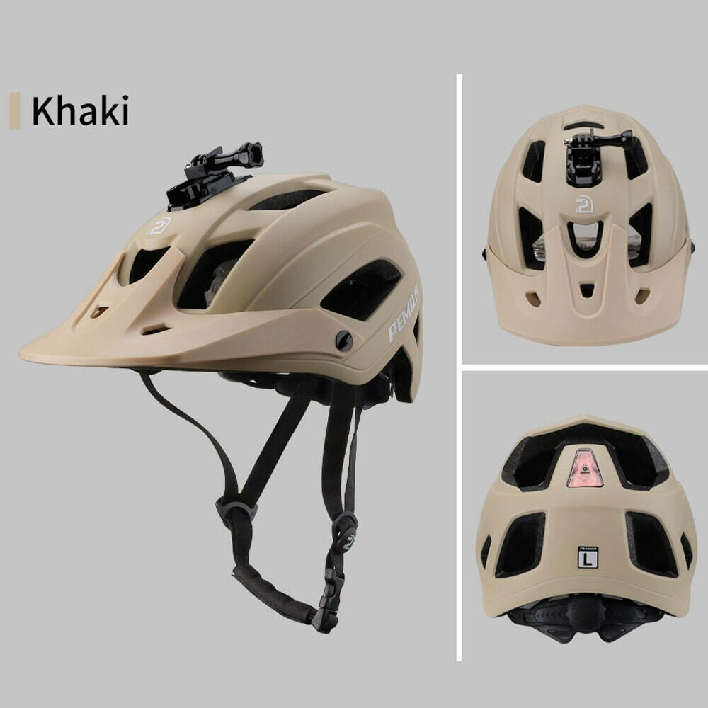 PEMILA Men MTB Bicycle Helmet Bike Safely Cap Ultra-lightweight Mountain Road Cycling Sports Riding Helmets With LED Tail light-WAYBIKER