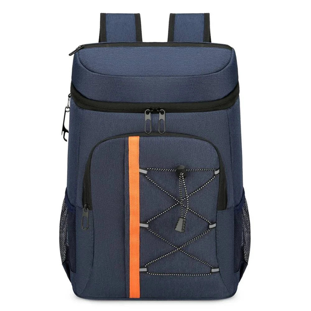 Insulated Cooler Backpack Aluminum Foil Thermal Backpack Picnic Cooler Bag for Outdoor Picnic Bags Camping Supplies-WAYBIKER