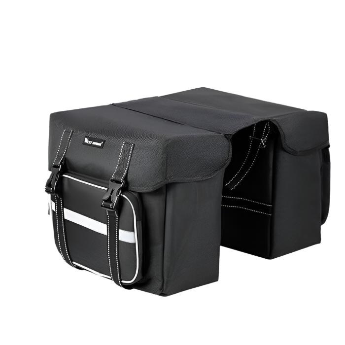 WEST BIKING Bicycle Rear Seat Bag 25L Large Capacity Outdoor Luggage Carrier Bags Cycling MTB Road Bike Trunk Double Pannier Bag-WAYBIKER