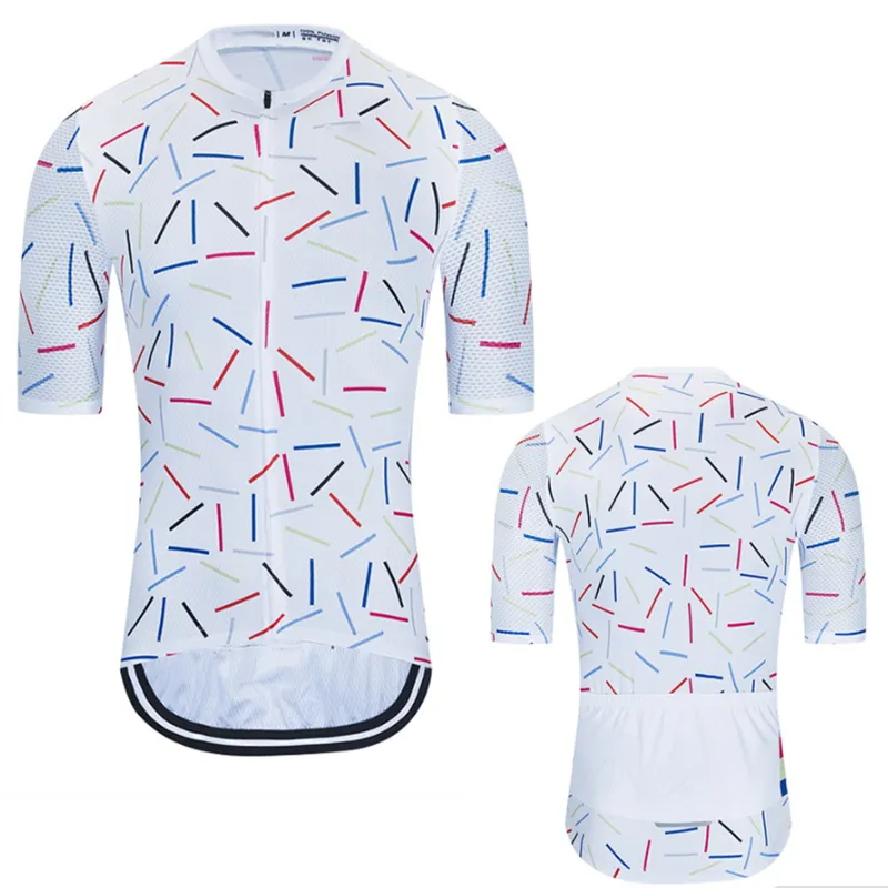 Classic Black Men Cycling Jersey 2023 Cycling Racing Tops Short Sleeve Cyclist Clothes Shirt Maillot Summer Bicycle Bike Wear-WAYBIKER