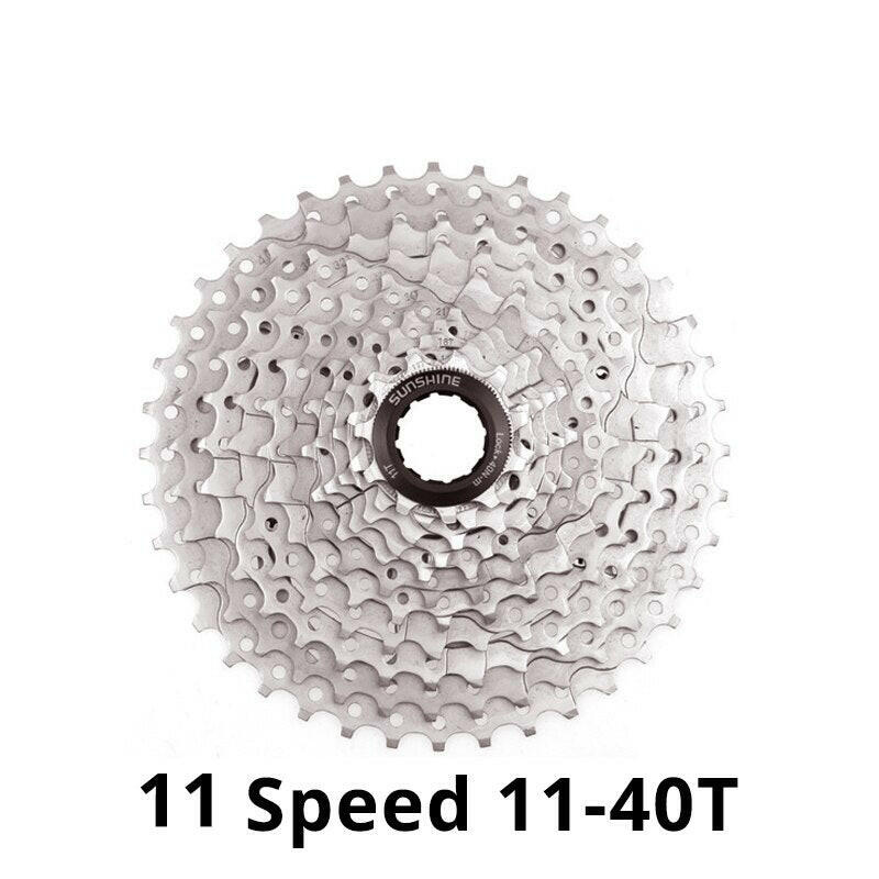 SUNSHINE 10 Speed Cassette 10S 11S 12S MTB Bike Road Bicycle Freewheel 10V 11V 12V 36/42/46/50T 52T for Deore M6000 M6100 SRAM-WAYBIKER
