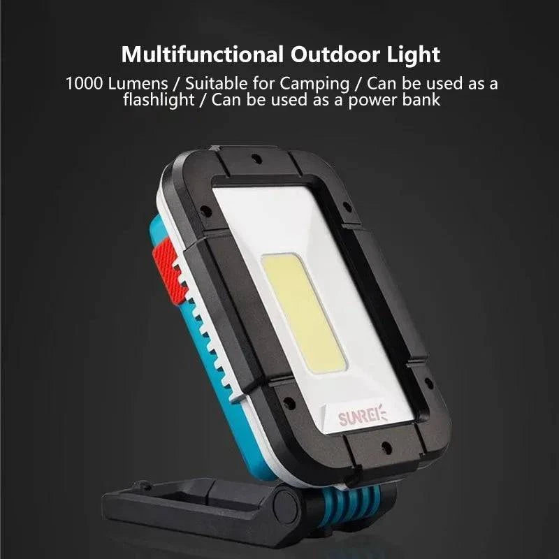 SUNREI V380 V1000  LED Work Light Auto Repair And Repair Super Bright Strong Light Camping Light Emergency Light Outdoor-WAYBIKER