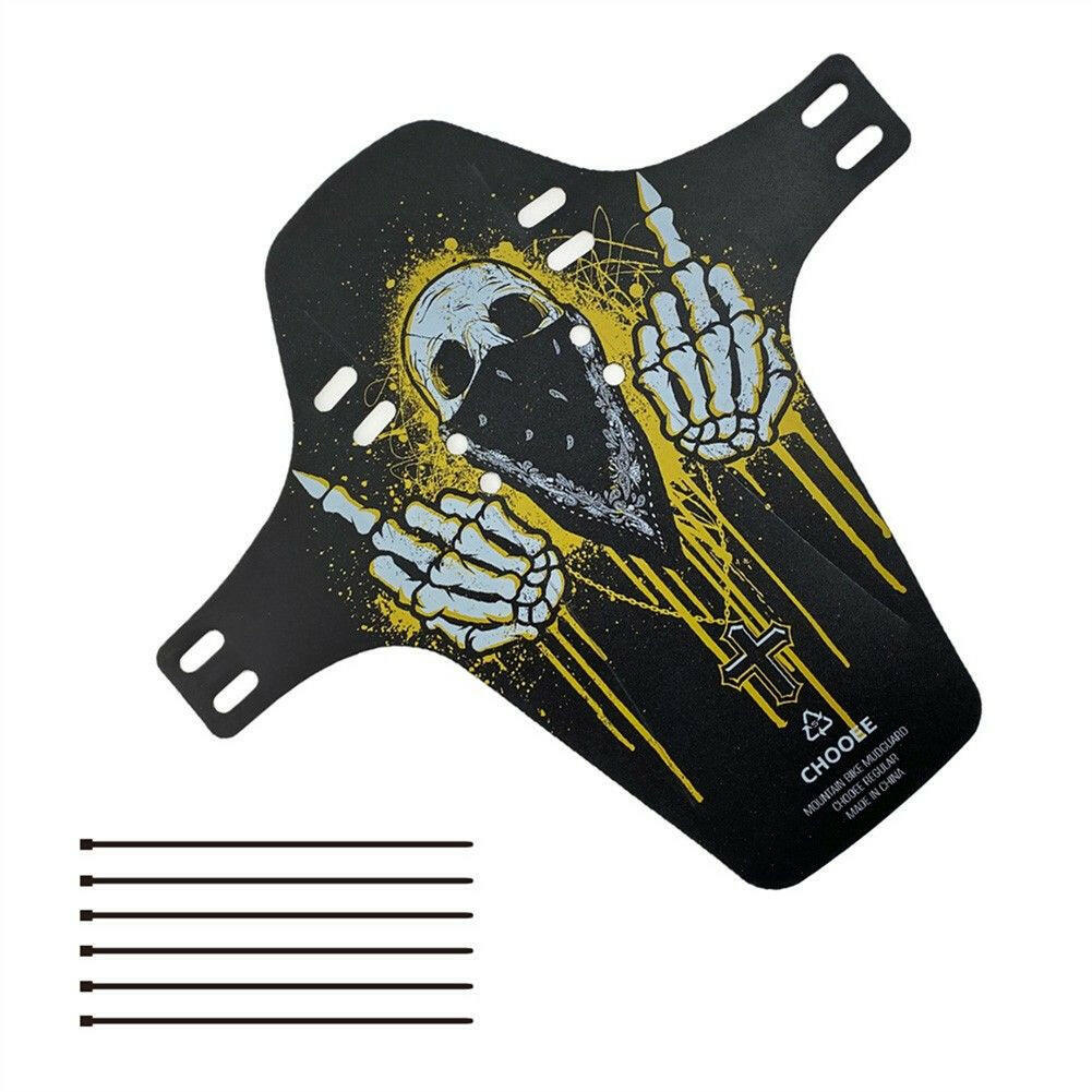 Ultrathin Bicycle Mudguard With Cable Ties MTB Fender Bike Front Mudguard Bikes Front Fender Thickness 1.0mm Cycling Accessories-WAYBIKER