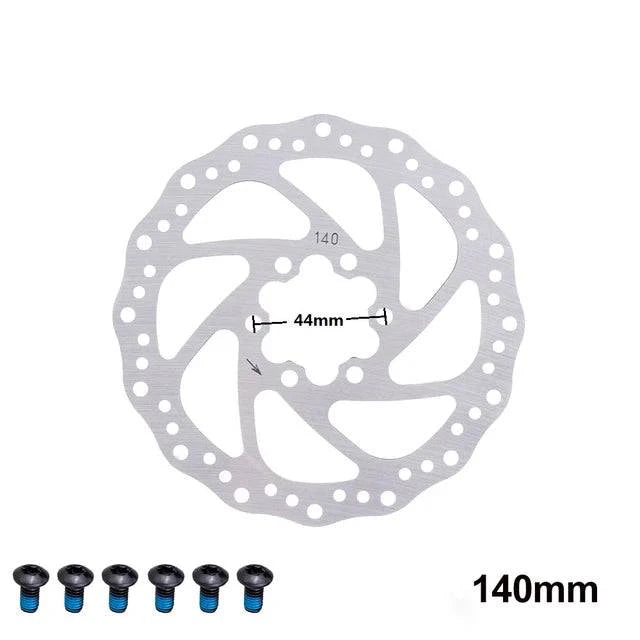 ZTTO Bicycle Brake Rotor 120 140 160 180 203mm 6 in Stainless Steel Hydraulic Brake Rotor MTB Road Bike Disc Brake With T25 Bolt-WAYBIKER