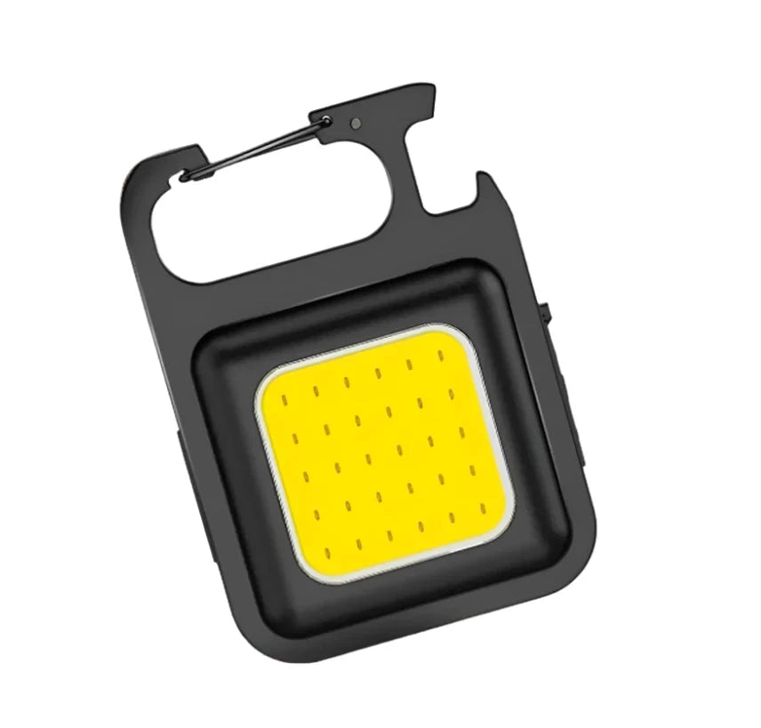 Super Bright MINI COB Keychain Flashlight Charging Lamp Camping Lights with Magnet 4 Lighting Modes for Camping Home-WAYBIKER
