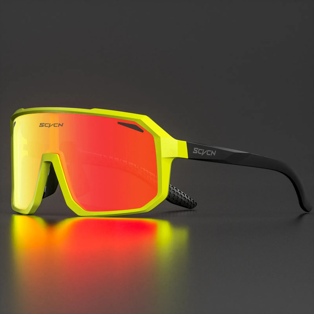 SCVCN Cycling Glasses Men MTB Cycling Sunglasses Outdoor Sports Bicycle Sunglasses Women Road Bike Glasses UV400 Bicycle Glasses-WAYBIKER