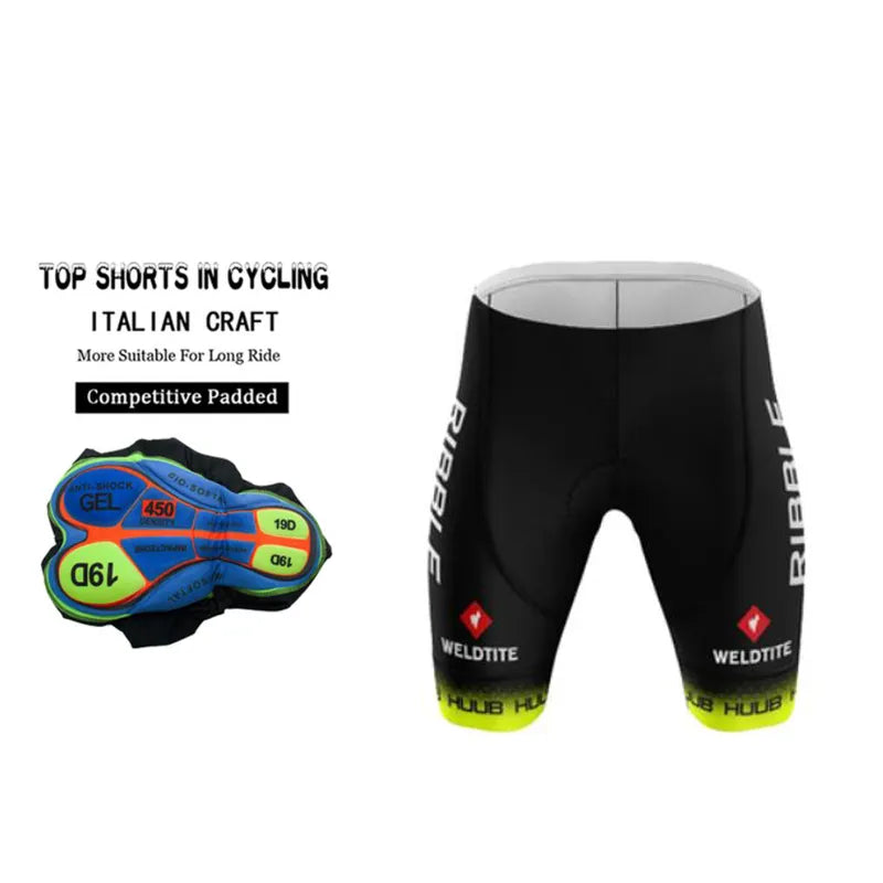 2023 HUUB Men Cycling Bib Shorts 19D Gel Pad Mountain Bike Shorts Summer Outdoor Breathable Bike Riding Bib Tights Quick Dry-WAYBIKER