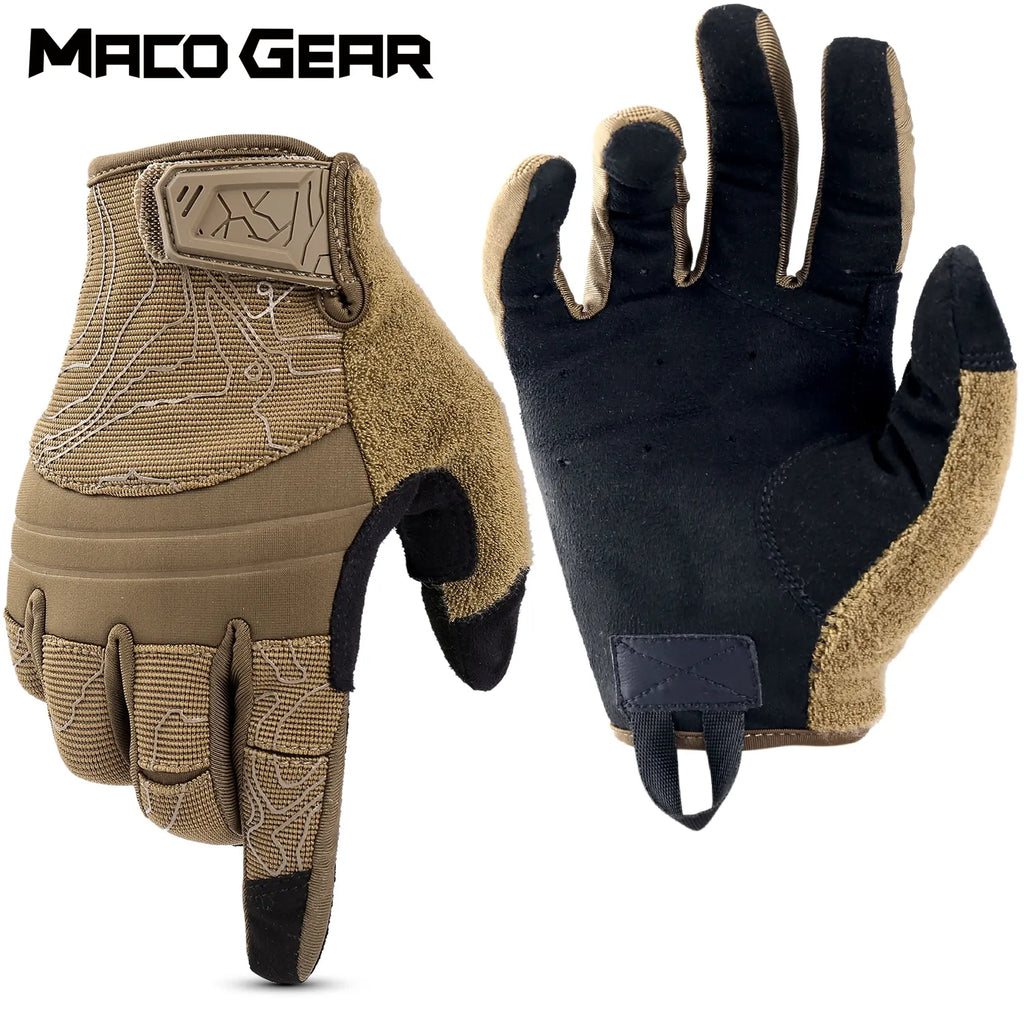 Full Finger Touch Screen Tactical Gloves Army Cycling Bike Climbing Ski Bicycle Sports Work Glove Hunting Motorcycle Mittens Men-WAYBIKER