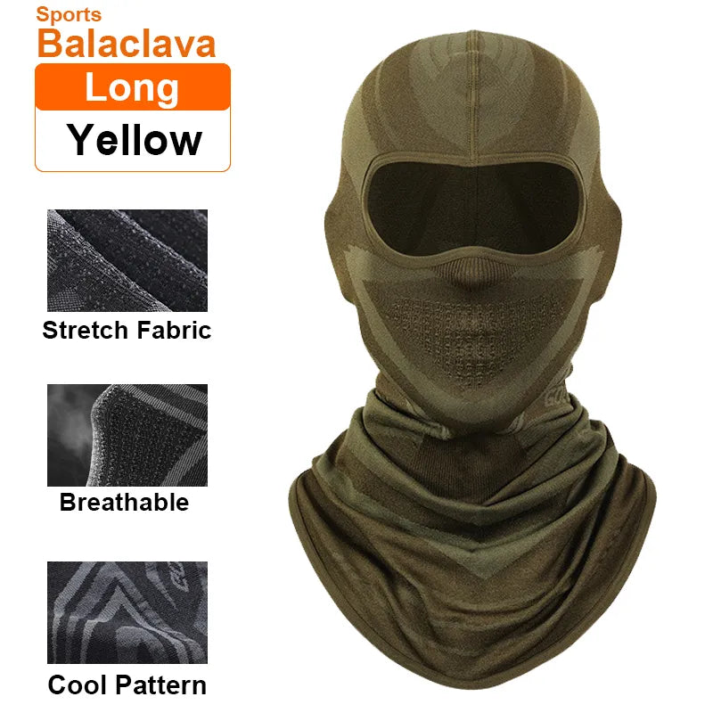 Sports Winter Thermal Cycling Face Mask Balaclava Head Cover Ski Bicycle Motocycle Windproof Soft Warm MTB Bike Hat Headwear-WAYBIKER