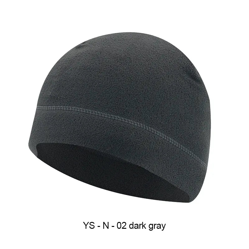 Unisex Warm Fleece Fabric Hats Fishing Cycling Hunting Military Men Caps Windproof Thermal Motorcycle Bicycle Helmet Inner Cap-WAYBIKER