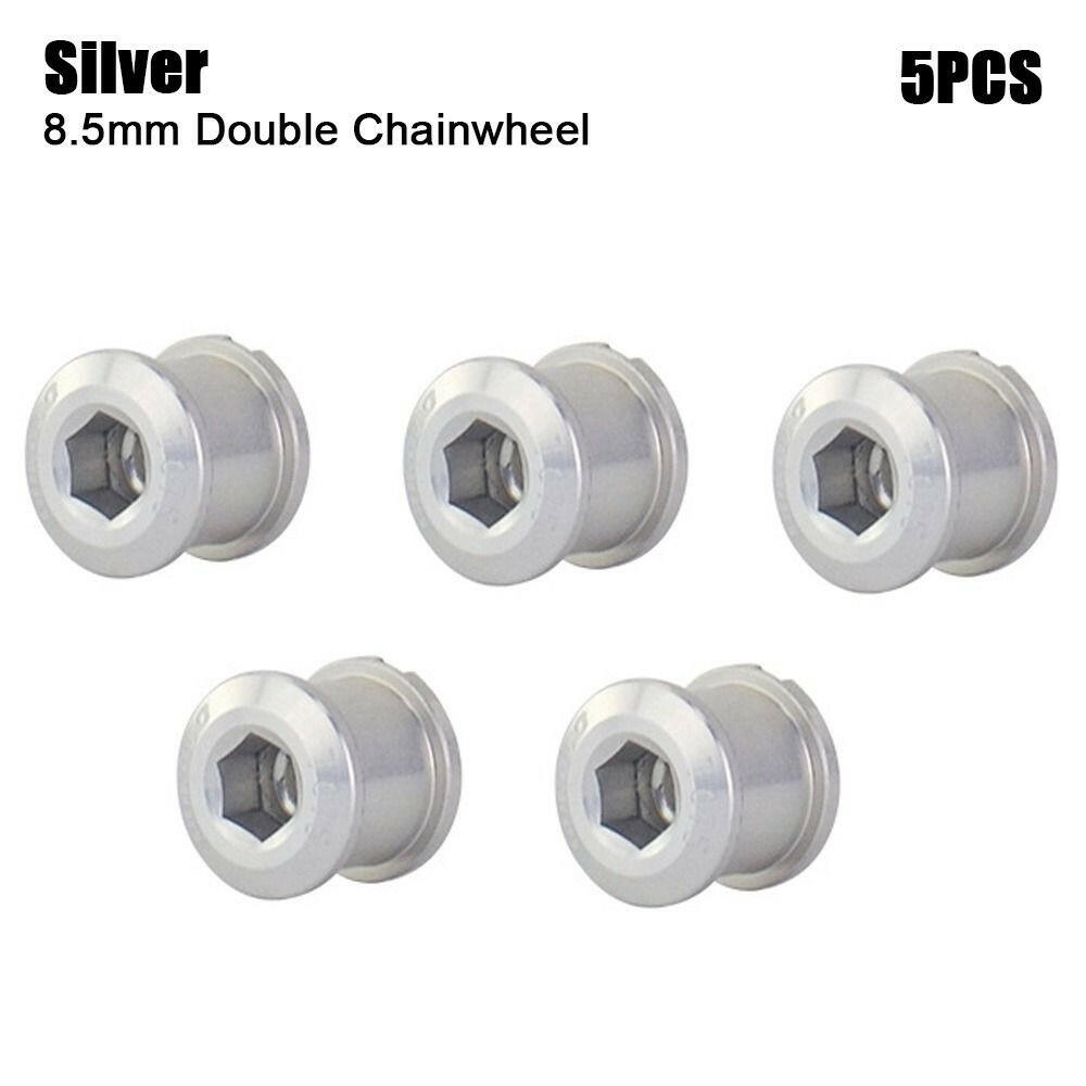 5Pcs MTB Bicycle Single/Double Chainwheel Screws Cycling Chainring Wheel Bolt Alloy 7075 6.5mm/8.5mm Road Bike Disc Screws-WAYBIKER