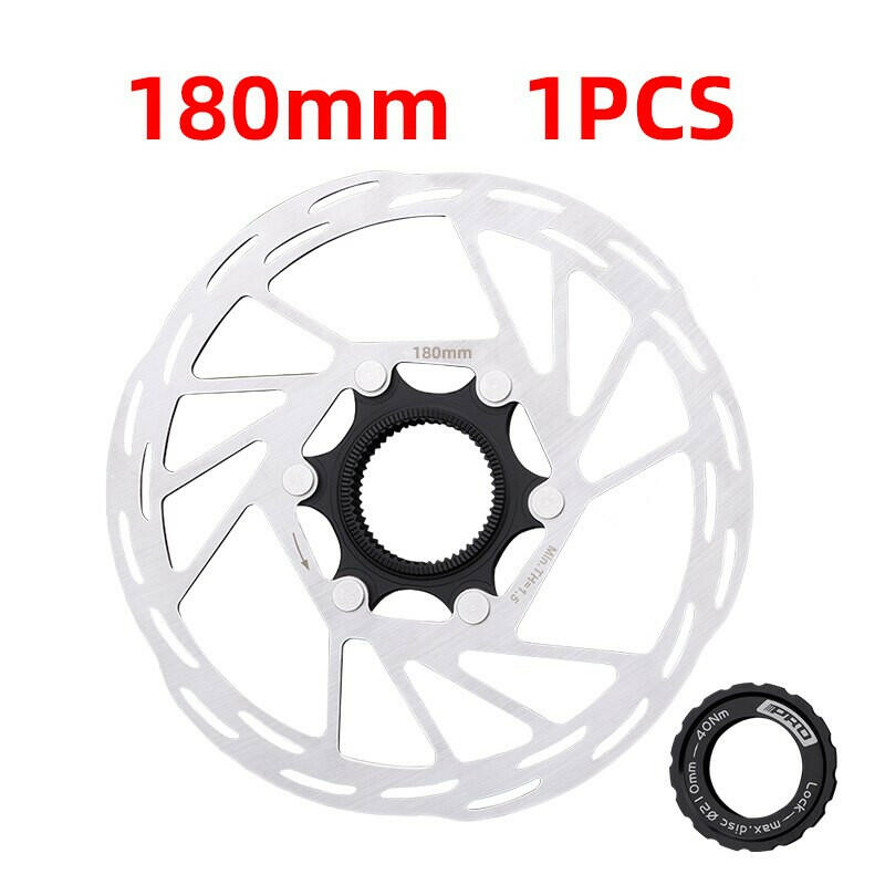 IIIPRO Bicycle Center Lock Disc Brake Rotor 140mm/160mm/180mm/203mm Road Bike Disc Brake Rotor With Lock Ring  bike brake pads-WAYBIKER