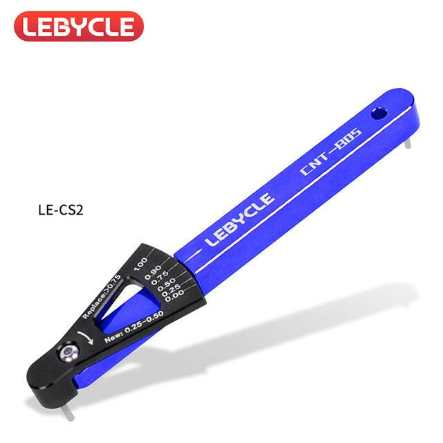 LEBYCLE 6 Colors Bicycle Chain Wear Indicator Tool Chain Links Checker MTB Road Bike Aluminum Alloy Repair Accurate Tools-WAYBIKER