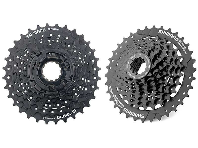 Shimano HG200 9Speed HG31 8S 11-32/34/36T Mountain Bike Bicycle Cassette Freewheel 8/9s Flywheel Crankset For MTB Bicycle Parts-WAYBIKER