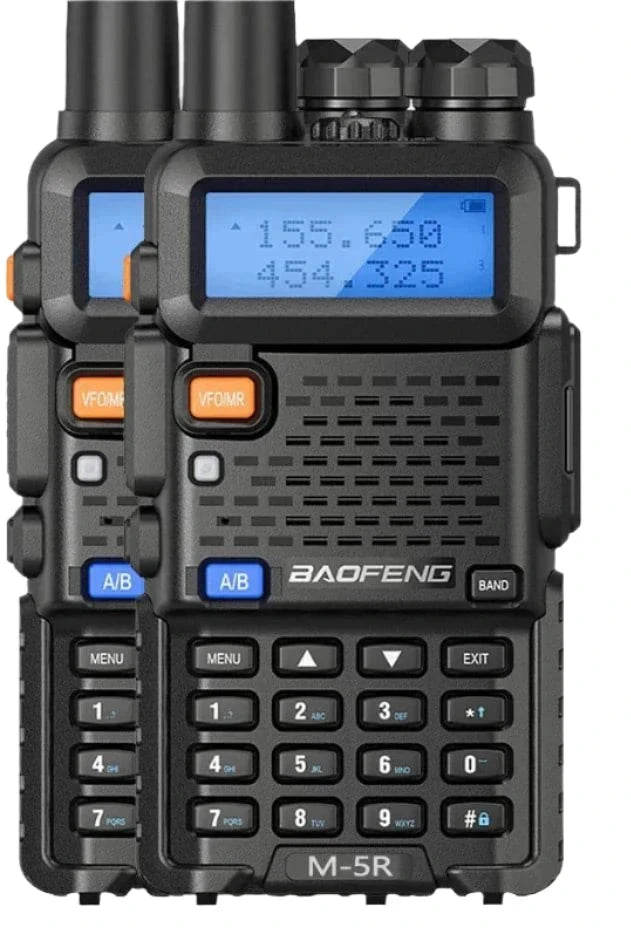 2Pack Baofeng M-5R Air Band Walkie Talkie Full Band Wireless Copy Frequency Long Range Two Way Radio Portable Ham UV-5R K5-WAYBIKER