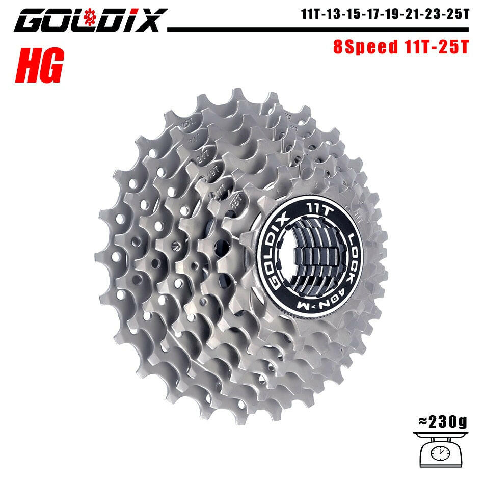 GOLDIX MTB/Road bike Cassette 11-25/28/32/34/36T bicycle freewheel 8/9/10/11/12 speed sprocket flywheel for Shimano SRAM-WAYBIKER