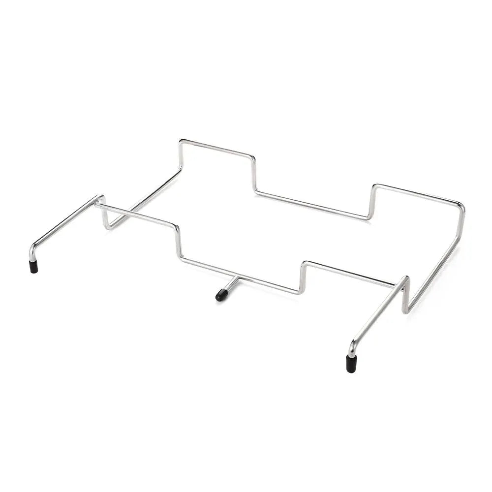 Foldable Table Storage Net Storage Net Portable Shelf Bag Stuff Mesh for Picnic Outdoor Camping Barbecue Kitchen Folding Rack-WAYBIKER