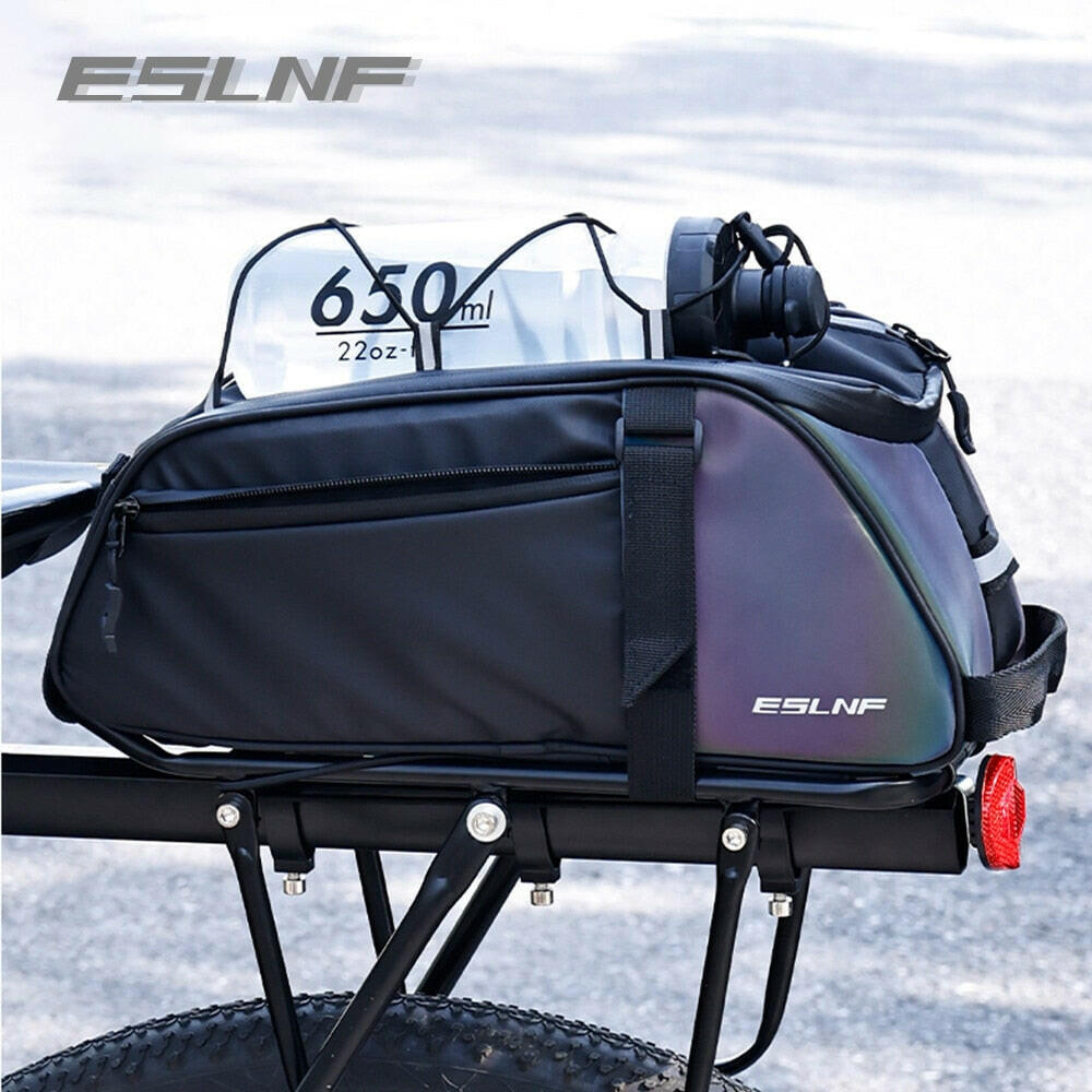 ESLNF Bike Bag Waterproof Tail Bag Outdoor Riding Large Capacity Storage Bag Mountain Bike Riding Seat Saddle Bag Accessories-WAYBIKER
