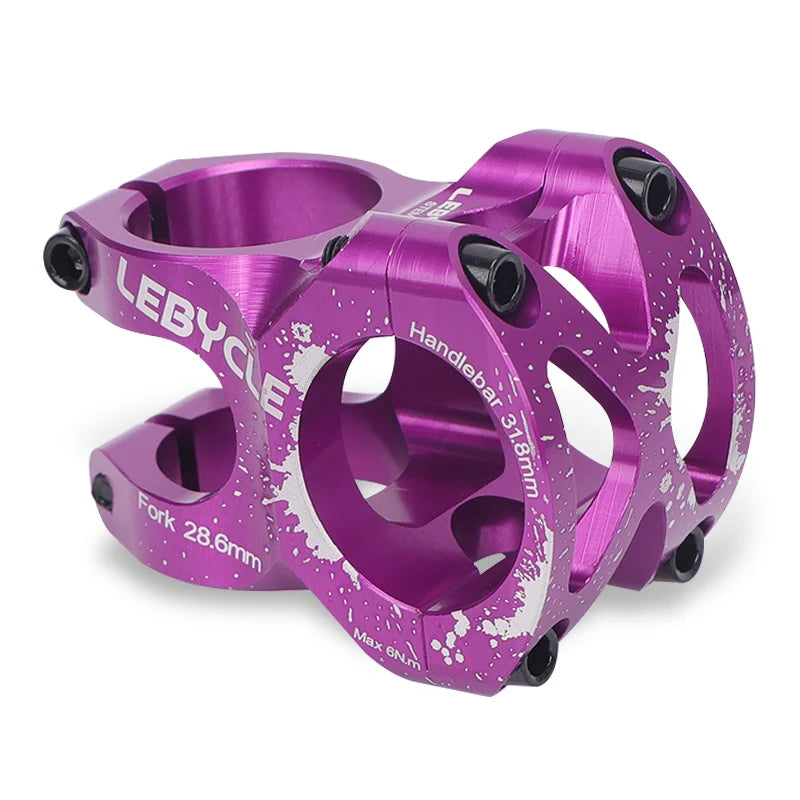 Lebycle Mountain Road Bike Aluminum Alloy CNC Stem Bicycle Handlebar Bike Parts 31.8x35mm Bicycle Handlebar Stem-WAYBIKER