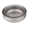4pcs Lightweight Stackable Bowl Portable Single Layer Dinner Fruit Bowl Food Container for Outdoor Camping-WAYBIKER