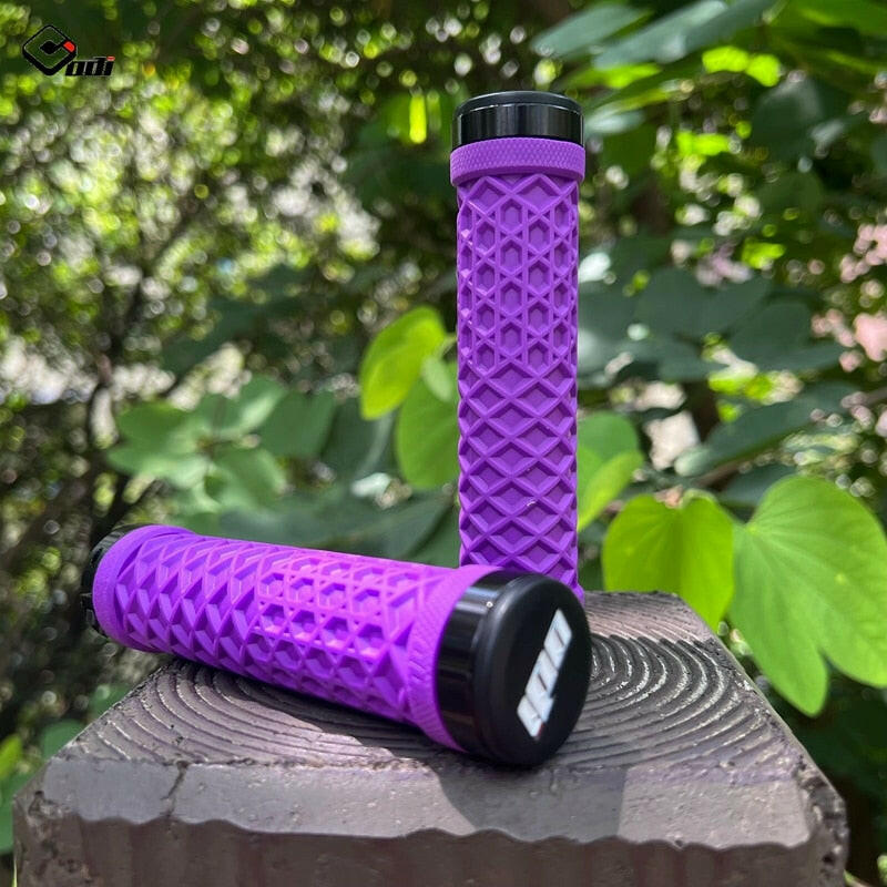 ODI Van Bicycle Handlebar Grips Lock-On Anti-slip Shock Absorption MTB Double Lock Ring for Retro Brompton BMX Folding Bike Grip-WAYBIKER