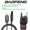Baofeng Original Walkie Talkie UV9RPlus USB Programming Cable With CD Driver For Pofung UV-XR A-58 UV-9R BF-9700 BF-A58