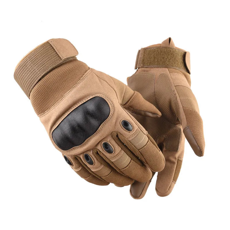 Touch Screen Army Military Tactical Gloves Paintball Airsoft Shooting Combat Anti-Skid Bicycle Hard Knuckle Full Finger Gloves-WAYBIKER