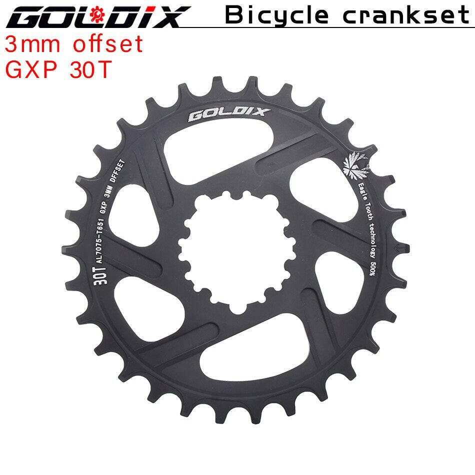 GOLDIX GXP Bicycle Chainring Wide Narrow Teeth Chainwheel 30/32/34/36/38T Crankset Crown for Sram 11/12S NX XX XO GX Single Disc-WAYBIKER