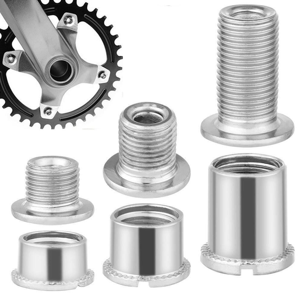 5 Pair Bike Chainring Bolts MTB Plate Screws Monoplate Or Double Or Three Plate Crank Parts Cycling Crankset Accessories-WAYBIKER