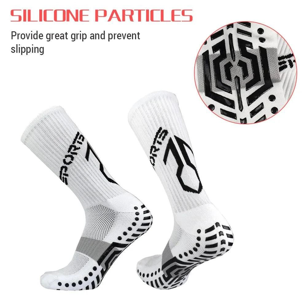 Football Socks Running Socks Anti Slip With Rubber Pad Athletic Socks For Men / Women-WAYBIKER