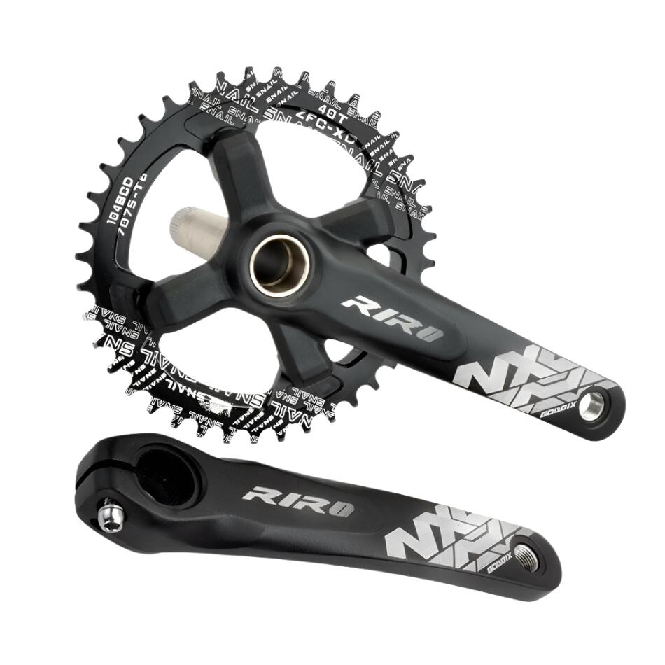 GOLDIX NX Bicycle Crankset 104BCD Wide Narrow 32-42T Chainring 170/175mm Forged Crank Compatible with SHIMANO/SRAM 11-12Speed-WAYBIKER