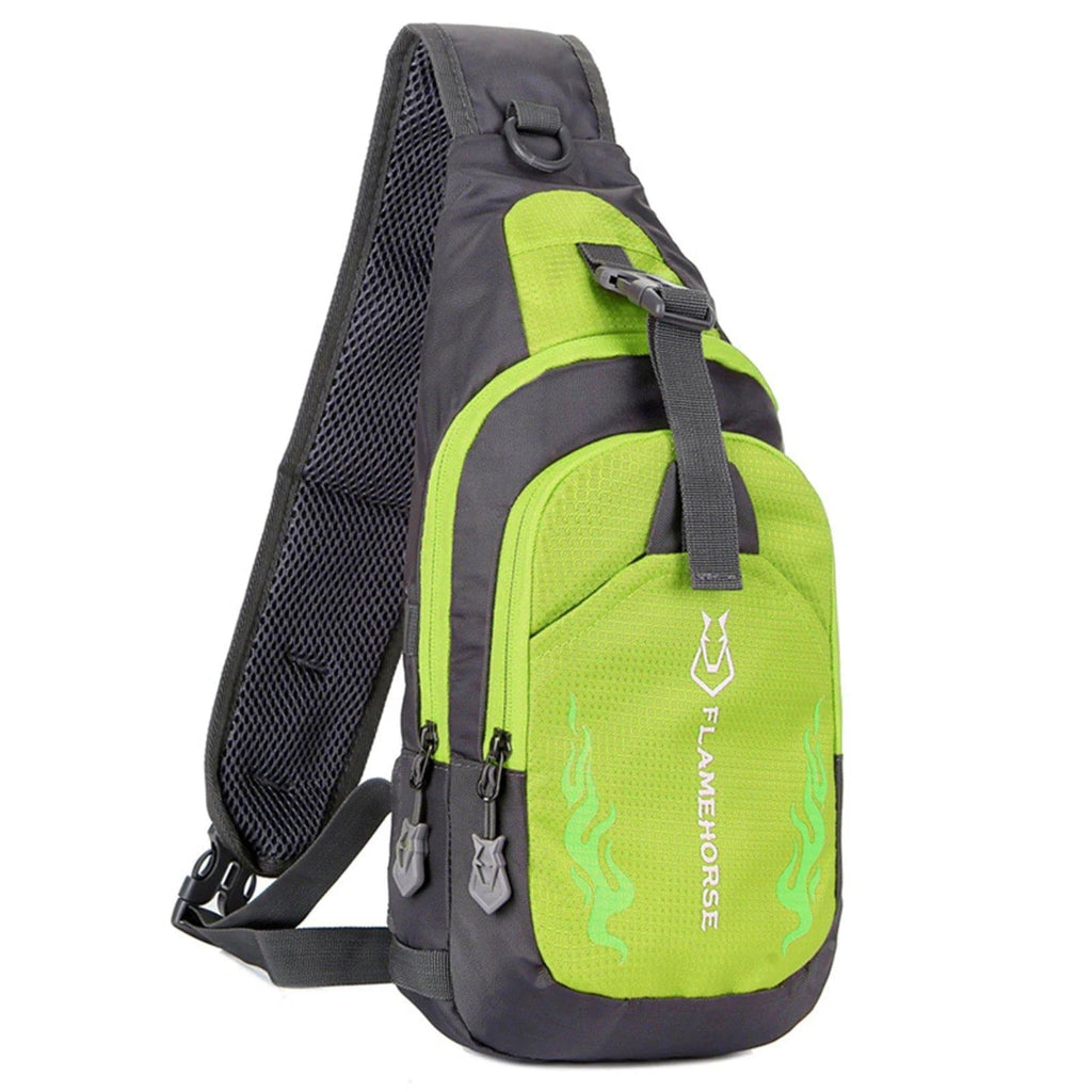 Men Sling Backpack Chest Crossbody Bag Waterproof Lightweight Chest Bag Shoulder Bag Travel Sports Running Cycling Gym Daypack-WAYBIKER