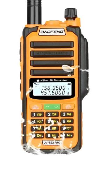 Baofeng UV S22 Pro V2 10W IP68 Walkie Talkie Waterproof High Power CB Ham Long Range UV68 Portable Two Way Radio UV-S22 Hunting-WAYBIKER