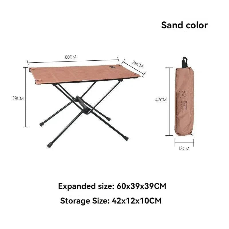 ShineTrip Outdoor Portable Cloth Folding Table Multifunctional Aluminum Alloy Picnic Camping Lightweight Table ﻿-WAYBIKER