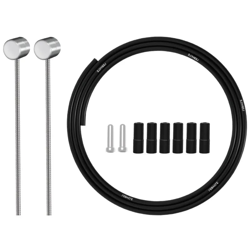 Lebycle stainless steels Bicycle Brake Shifter Cable Kit Bicycle Brake Shift Line Set For Mountain Road Bike Cable Housing-WAYBIKER
