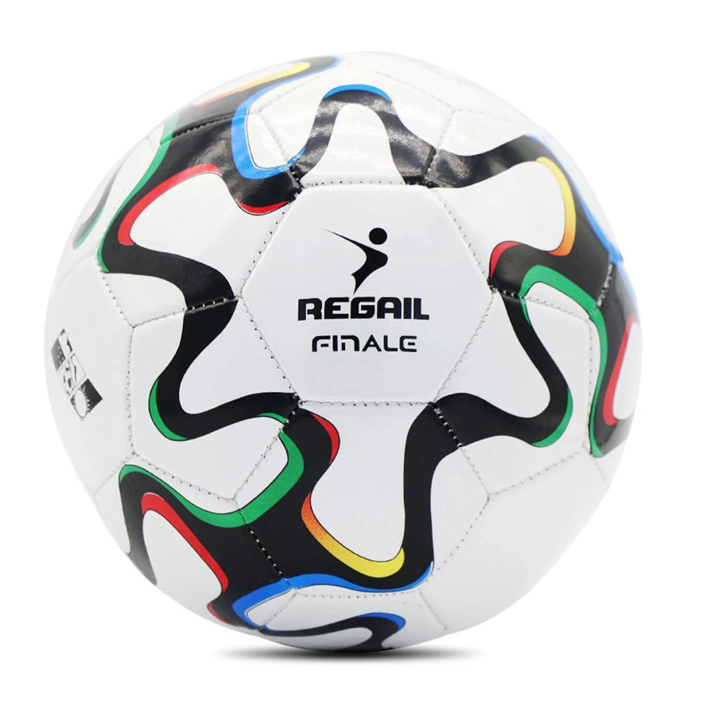 21.5cm/8.5in Size 5 Soccer Ball for Youth Machine Stitched Football for Outdoor Sports Training Match Game-WAYBIKER