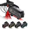WEST BIKING 6.5 Inches Bicycle Bag Waterproof Cycling Top Front Tube Frame Bag Touch Screen Phone Case Storage MTB Road Bike Bag-WAYBIKER