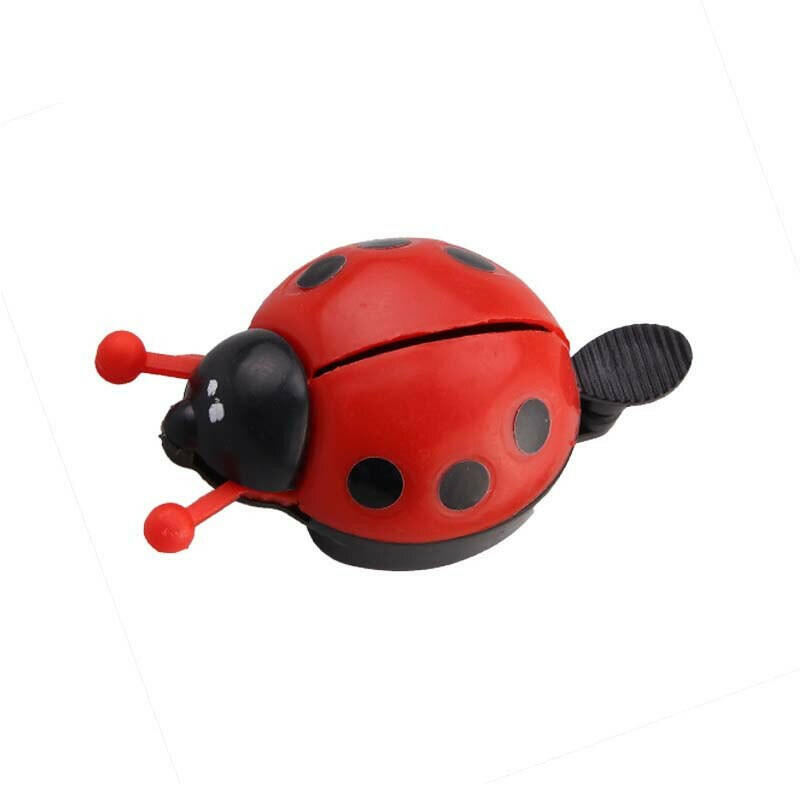 Cute Cartoon Ladybug Shaped Bike Bell Children Balance Car Bicycle Hand Press Small Bells Easy Operation Sports Bike Accessories-WAYBIKER