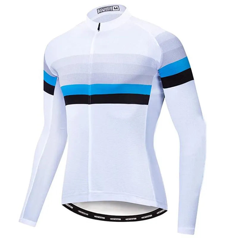 Long Quick-Dry Racing Bicycle Clothes Uniform Breathale 2023 Cycling Jersey Man Mountain Bike Clothing-WAYBIKER