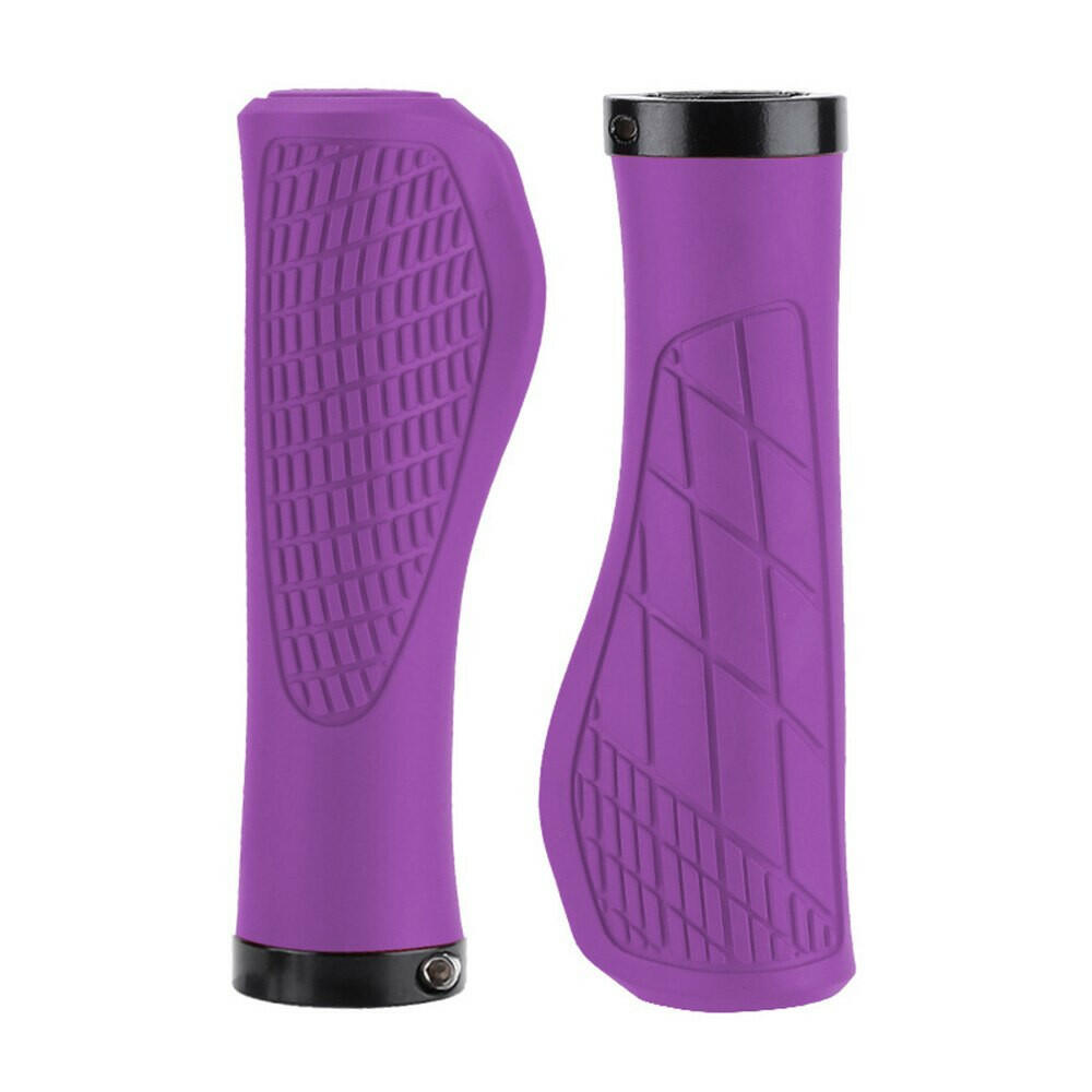 Bicycle Grips Shockproof Bike Handlebar Cover Anti-Slip Lockable Grips Ergonomic Cycling Rubber Ball Handle Grips-WAYBIKER