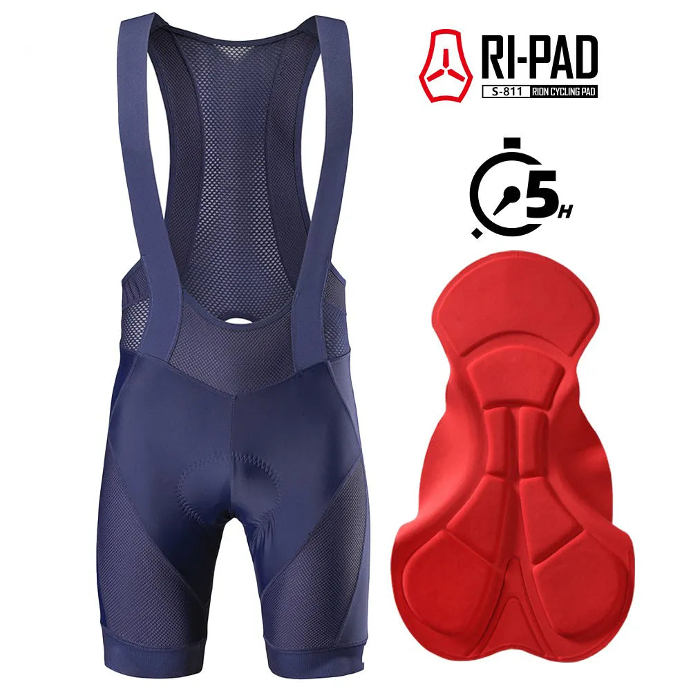RION Cycling Bib Shorts Men Bike Bibs 3D Pad Breathable Quick Dry For Male Bicycle Tights Ciclismo MTB Moutain Bike Wearing-WAYBIKER