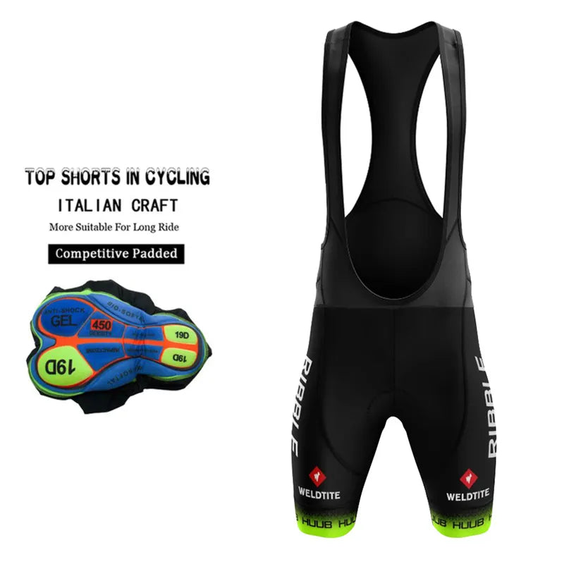 2023 HUUB Men Cycling Bib Shorts 19D Gel Pad Mountain Bike Shorts Summer Outdoor Breathable Bike Riding Bib Tights Quick Dry-WAYBIKER