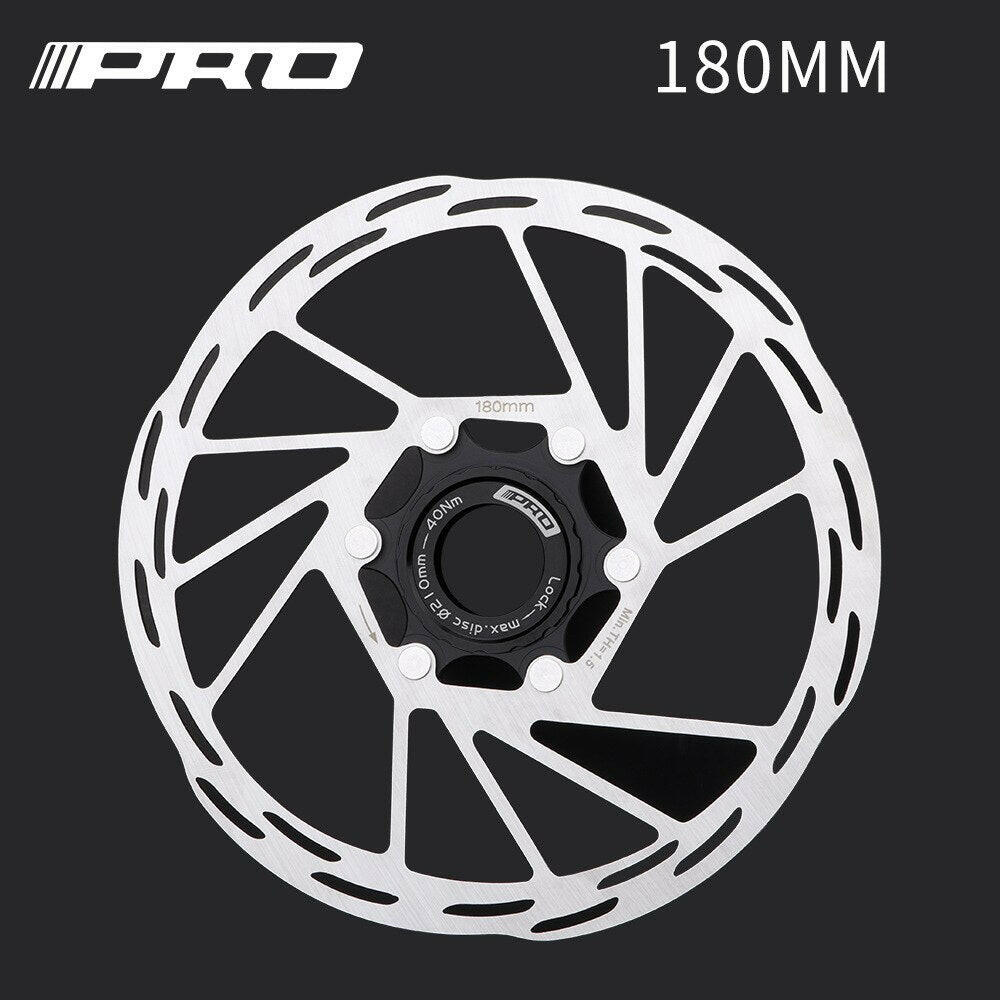 IIIPRO Bicycle Hydraulic Disc Brake Rotor 140/160/180/203mm Center Lock Rotor Mountain Bike Brake Rotor With Lock Ring-WAYBIKER