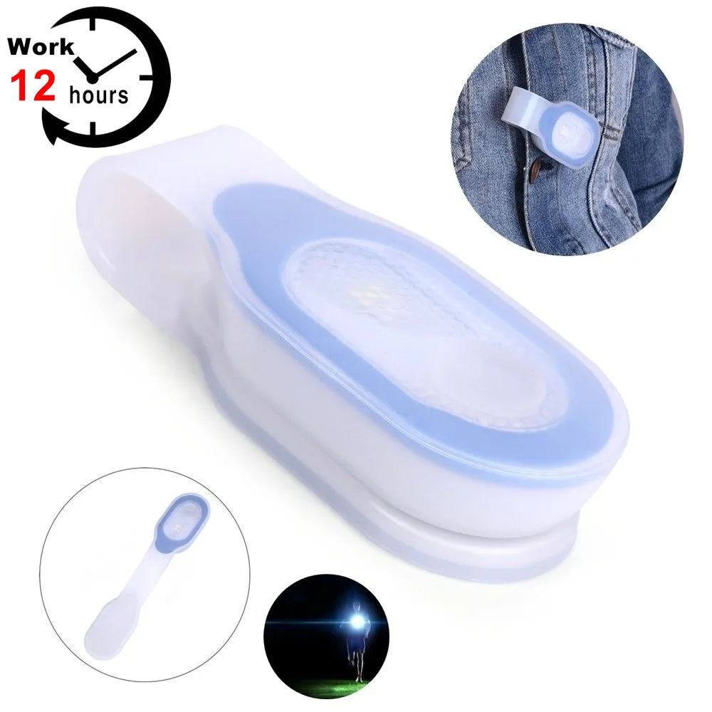 Mini Emergency Light Clip Safety Soft Silicone Running Outdoor Child lamp Strap Hiking Walk Dog Camping Doctor Nurse Work Light-WAYBIKER