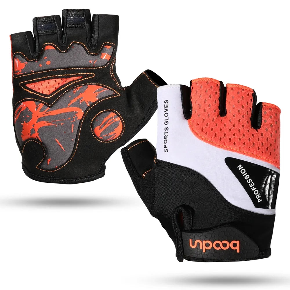 Cycling Half Finger Gloves Men Women Anti-Slip Shock-Absorbing Tactical Mountain Bike Gym Fitness Riding Bicycle Accessories-WAYBIKER