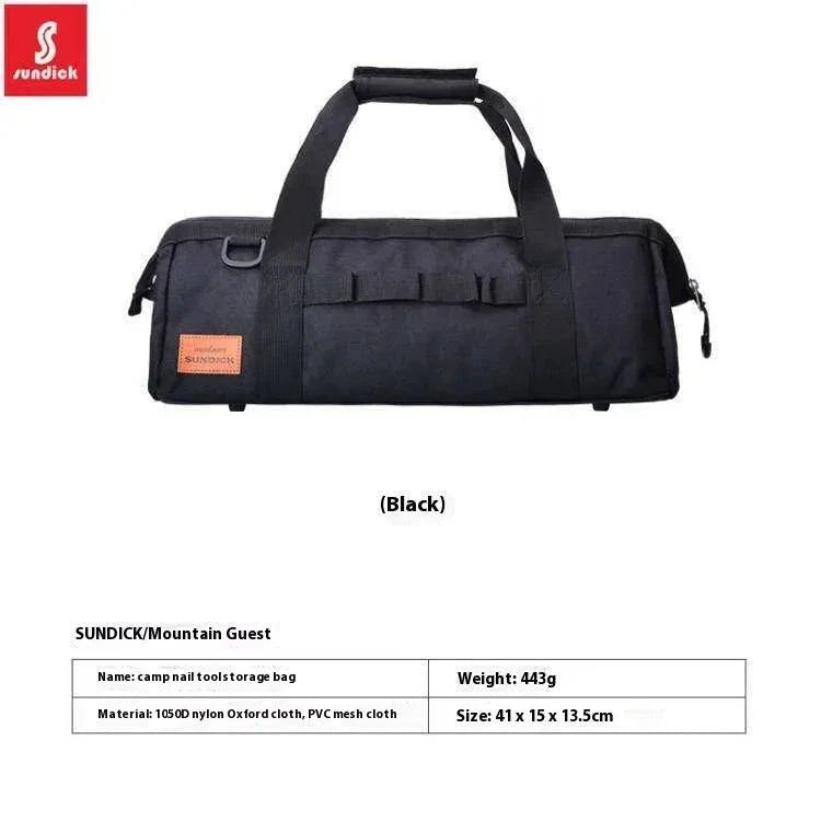SUNDICK Outdoor camping tent accessories portable camping nail hammer storage waterproof and wear-resistant debris storage bag-WAYBIKER