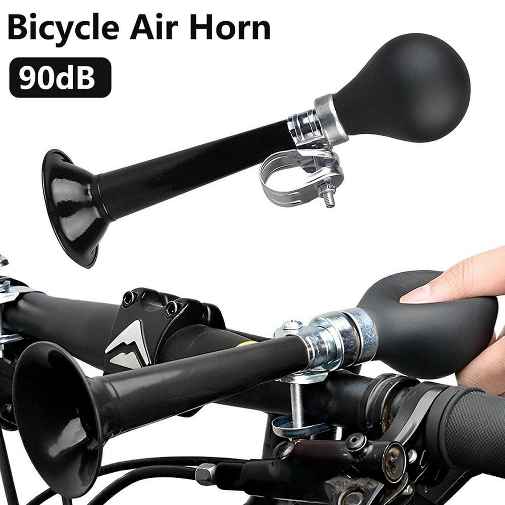 Metal Bicycle Air Horn Mountain Road Bike Hooter Waterproof Bicycle Bell MTB Road Cycling Equipment Accessories 21x5.5x5.5cm